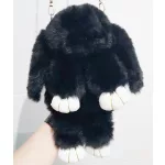 Plüss, szőrme Nyuszi táska, húsvétra, crossbody táska 