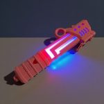 K-POP Demon Hunters fénykard LED hang effektekkel 