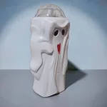Halloween LED-es világító és kacagó figurák forgó fényekkel