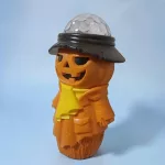 Halloween LED-es világító és kacagó figurák forgó fényekkel