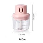 Elektromos fokhagyma, zöldség, gyümölcs aprító