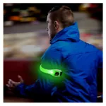 LED karpánt, világító biztonsági karszalag 
