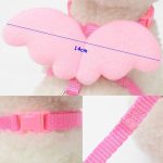 Macska hám, kutyahám  pórázzal, angyalszárnyakkal 