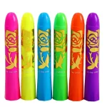 Fluoreszkáló uv neon arcfestő készlet 6db-os 