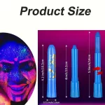 Fluoreszkáló uv neon arcfestő készlet 6db-os 