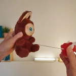 Labubu plüss énekel, világít 