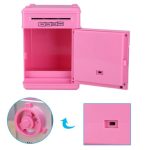 Elektromos, számzáras széf persely , fekete