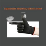 Kapacitív, gamer kesztyű érintőképernyőhöz, telefonhoz, szénszálas 