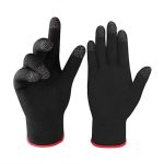 Kapacitív, gamer kesztyű érintőképernyőhöz, telefonhoz, szénszálas 