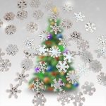 Fluoreszkáló fehér hópehely