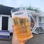 Trükkös söröskorsó, duplafalú hűtő korsó 300ml