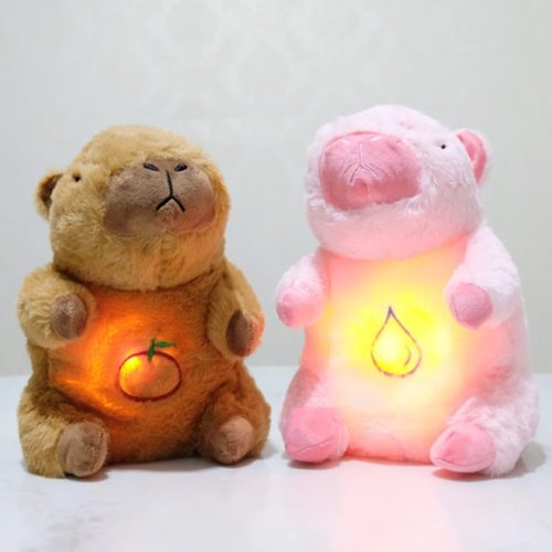 Alvó, lélegző szunyókáló plüss Capybara