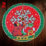 Grincs karácsonyfa szoknya, karácsonyfa talp takaró 90cm 