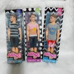 Öltöztethető divat baba, fiú, lány 