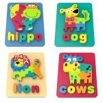 Állatos soft puzzle, vizes habtapi 