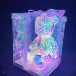 Tükör világító, LED maci, 40cm Újdonság ! 