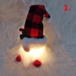 Világító karácsonyi skandináv manók többféle, felakasztható