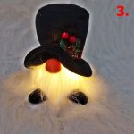 Világító karácsonyi skandináv manók többféle, felakasztható