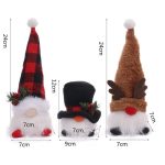 Világító karácsonyi skandináv manók többféle, felakasztható