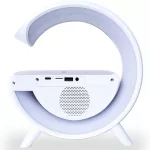 BT-3401 RGB LED lámpa órával, Bluetooth zenelejátszó, vezetéknélküli telefontöltő