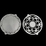 Tortadíszítő sablon , stencil, kávéhoz, süteményhez 8 darabos 