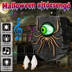 Halloween ajtócsengő mozgó, világító szemmel és rémisztő hanghatással