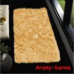 Szív alakú műszőrme szőnyeg 90x70cm 