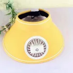 Felnőtt napellenző sapka 3 fokozatú ventilátorral, USB újratölthető