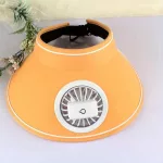 Felnőtt napellenző sapka 3 fokozatú ventilátorral, USB újratölthető