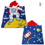 Kapucnis, gyerek strand törölköző, poncsó 