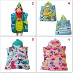 Kapucnis, gyerek strand törölköző, poncsó 