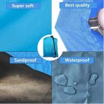 Homoklepergető, homokmentes strandszőnyeg 200x200cm