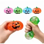 Halloween csillámos tök squishy
