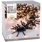 Karácsonyi klaszter LED fényfüzér – 1512 LED, 11 m