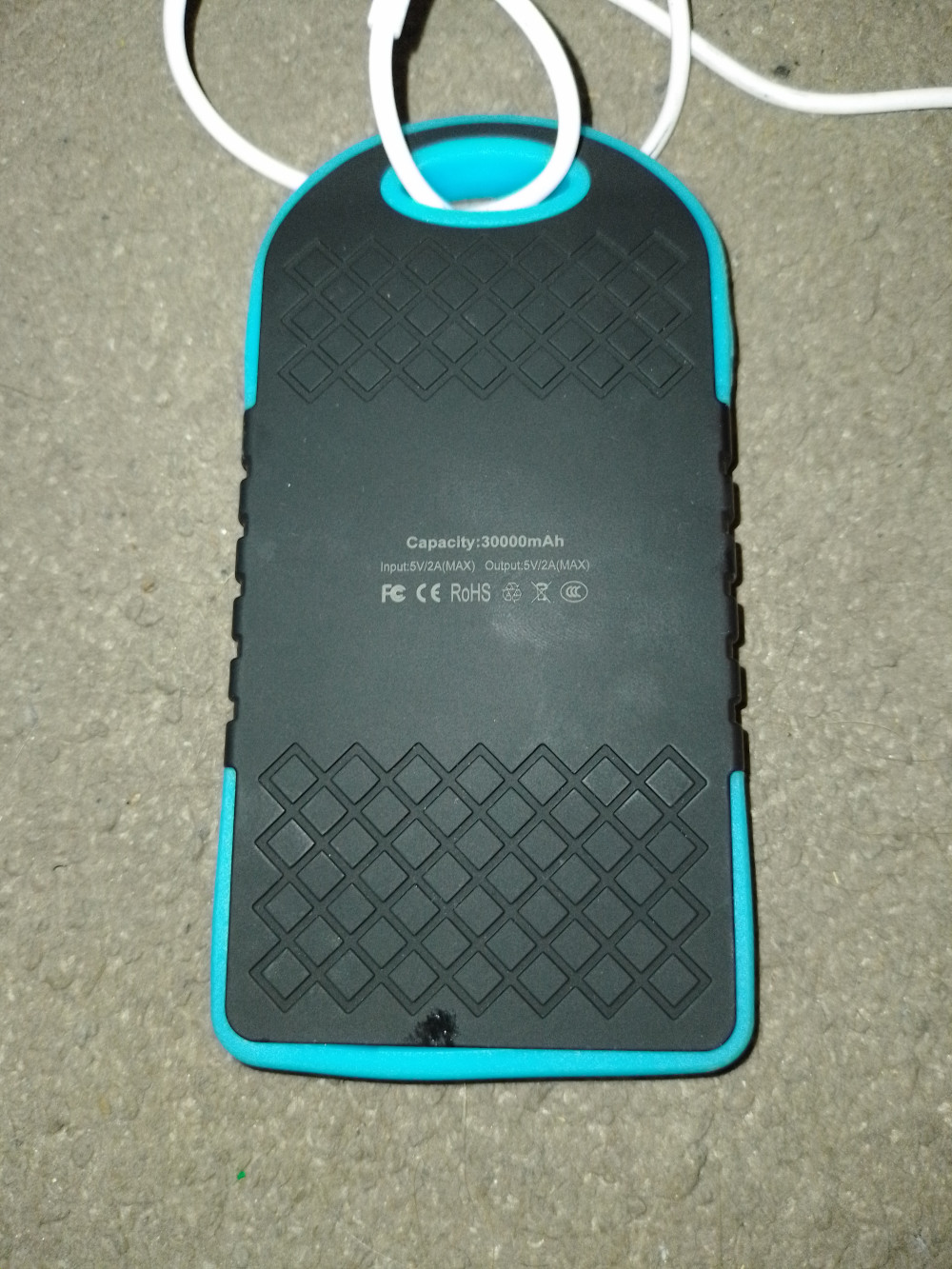 Napelemes külső akkumulátor, Solar Power Bank 30000 mAh
